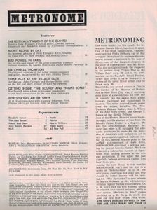 METRONOME 1961 (78/11)