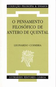 O Pensamento Filosófico De Antero De Quental