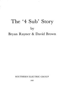 The '4 Sub' Story
