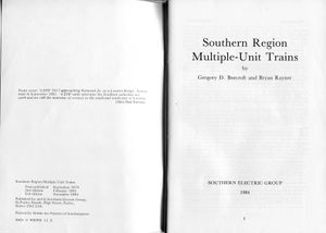 Southern Region Multiple Unit Trains, 3rd edition