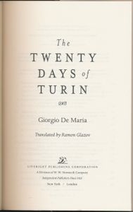 The Twenty Days of Turin