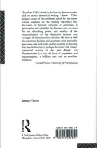 On Deconstruction: Theory and Criticism After Structuralism