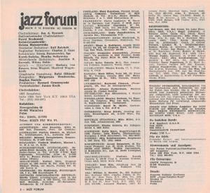 jazz forum Nr. 60 (04/1979)