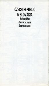 Czech Republic & Slovakia - Railway Map / Zeleznicní mapa / Eisenbahnkarte