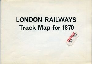 London Railways Track Map for 1870