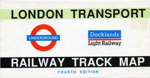 London Transport Railway Track Map, Fourth Edition