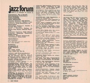 jazz forum Nr. 62 (06/1979)