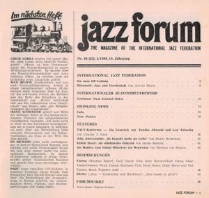 jazz forum Nr. 64 (02/1980)