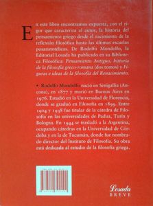 Breve historia del pensamiento antiguo