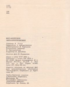 Верх-Исетский Металлургический
