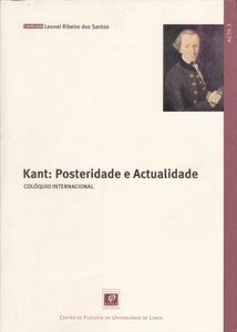 Kant: Posteridade E Actualidade