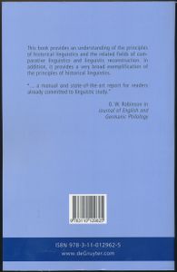 Principles of Historical Linguistics, Second Edition, revised and updated