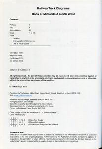 Railway Track Diagrams Book 4 Midlands & North West. Third Edition