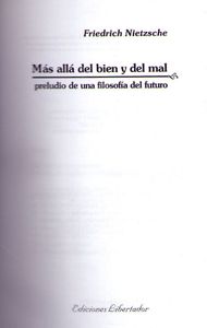 Más allá del bien y del mal