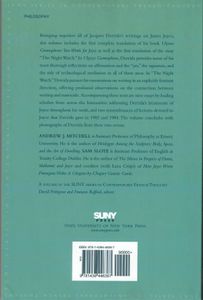 Derrida and Joyce: Texts and Contexts