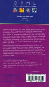 Opioids in Cancer Pain