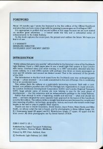 Docklands Light Railway Official Handbook, Second Edition