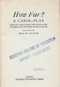 How Far? A Carol Play