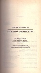 Así habló Zarathustra