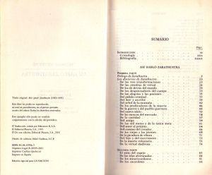 Así habló Zarathustra