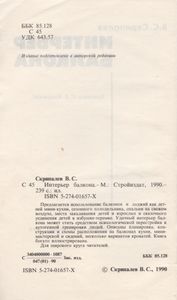 Интерьер Балкона