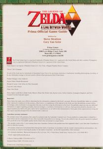 The Legend Of Zelda: A Link Between Worlds Official Game Guide