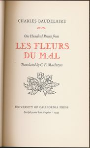 One Hundred Poems from Les Fleurs du mal