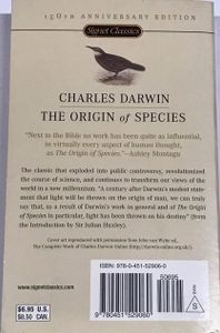 The Origin of the Species - By Means of Natural Selection of  The Preservation of Favoured Races in The Struggle For Life