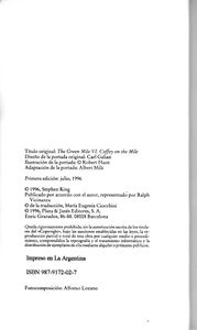 El Pasillo De La Muerte. La Hora Final De Coffey