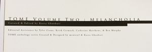 TOME Volume Two : Melancholia
