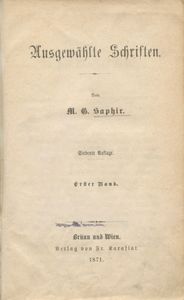Ausgewählte Schriften. Vol. 1 - 2