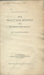 Die Braut Von Messina