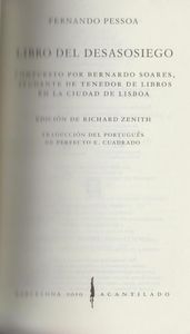 Libro del desasosiego