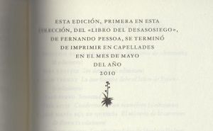 Libro del desasosiego