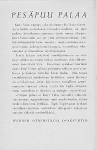 Pesäpuu palaa