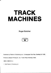 Track Machines