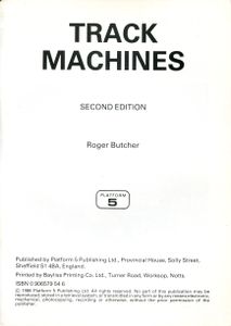 Track Machines. Second Edition