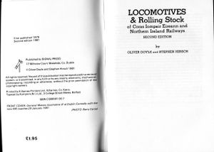 Locomotives & Rolling Stock of Coras Iompair Eireann and Northern Ireland Railways. Second Edition