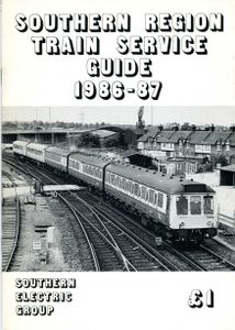 Southern Region Train Service Guide 1986-87
