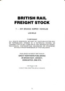 British Rail Freight Stock. Part 1. Air Braked Hopper Vehicles