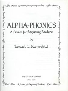 Alpha-Phonics (A Primer for Beginning Readers)