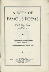 A Book Of Famous Poems