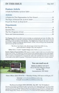 The Berean Searchlight (May 2017)