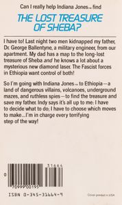 Indiana Jones And The Lost Treasure Of Sheba