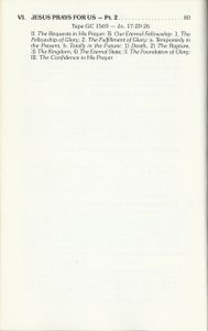 Jesus' High-Priestly Prayer (Study Notes • John 17)