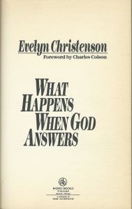 What Happens When God Answers