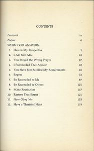 What Happens When God Answers