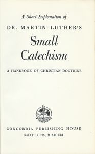 Luther's Small Catechism