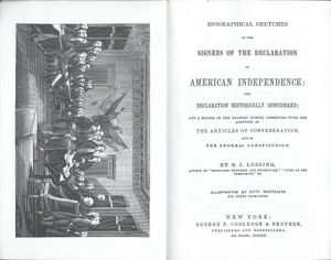 Lives of the Signers of the Declaration of Independence