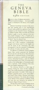 The Geneva Bible (1560 Edition)